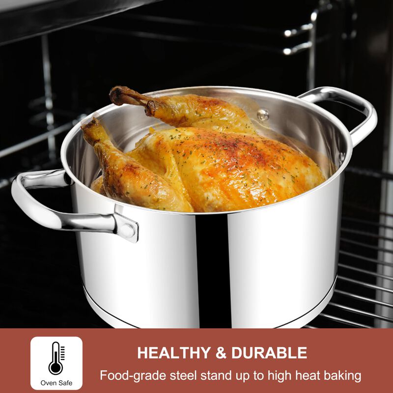 Olla para Caldo E-far 8L Acero Inoxidable con T... image number null