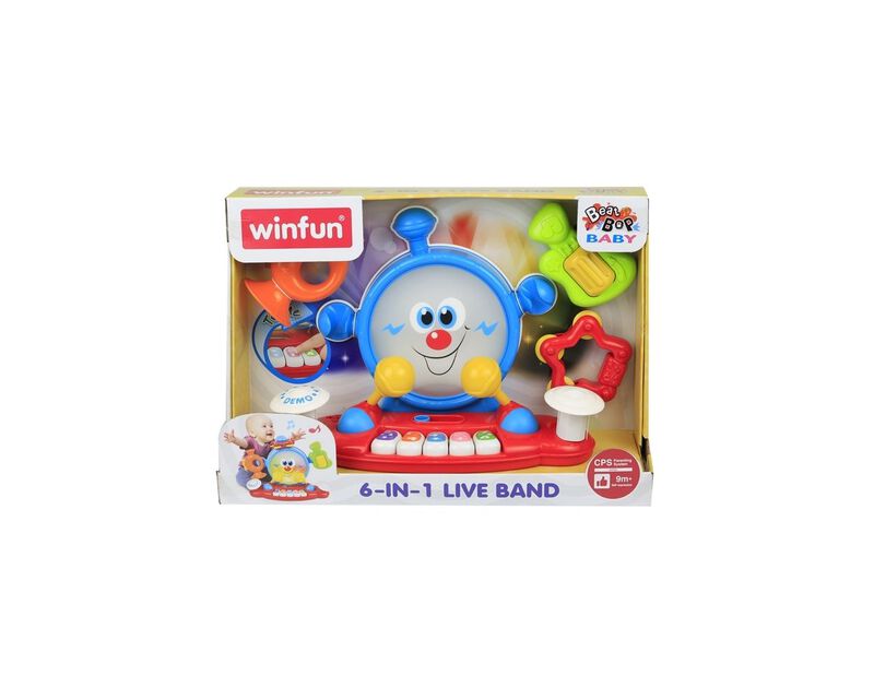 Juguete Banda en Vivo 6 en 1 para beb&eacute;s image number null