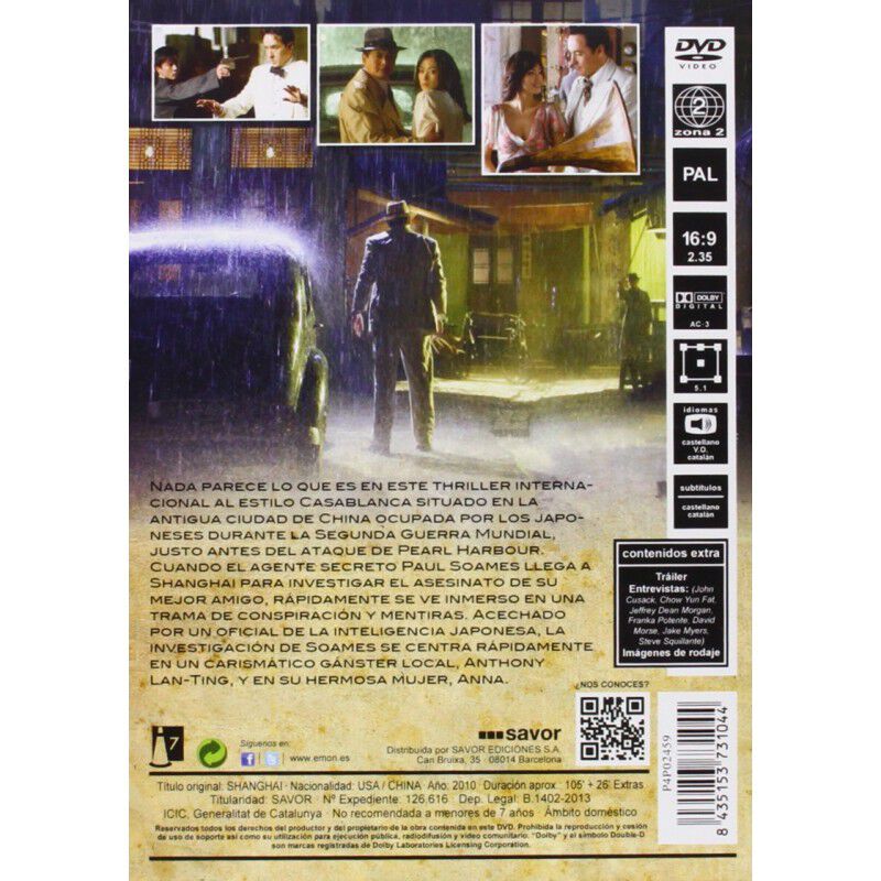 Shanghai [DVD] (2010) image number null