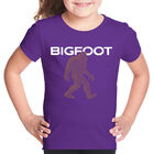 Camiseta Word Art Para Ni&ntilde;a - Bigfoot - Morado