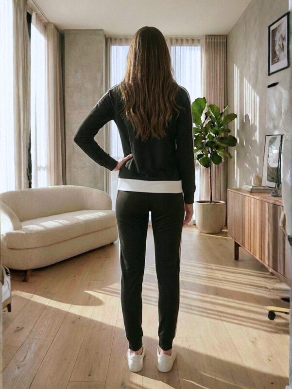 Conjunto Deportivo Pants y Sudadera CONJ-0115 N... image number null