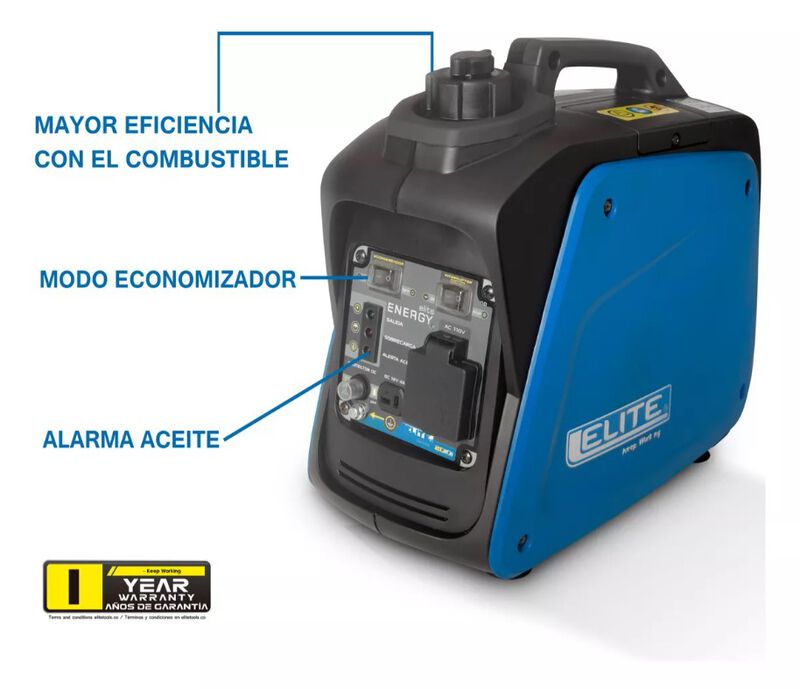 Planta Generadora Elite 2g10i Color Azul Invers... image number null