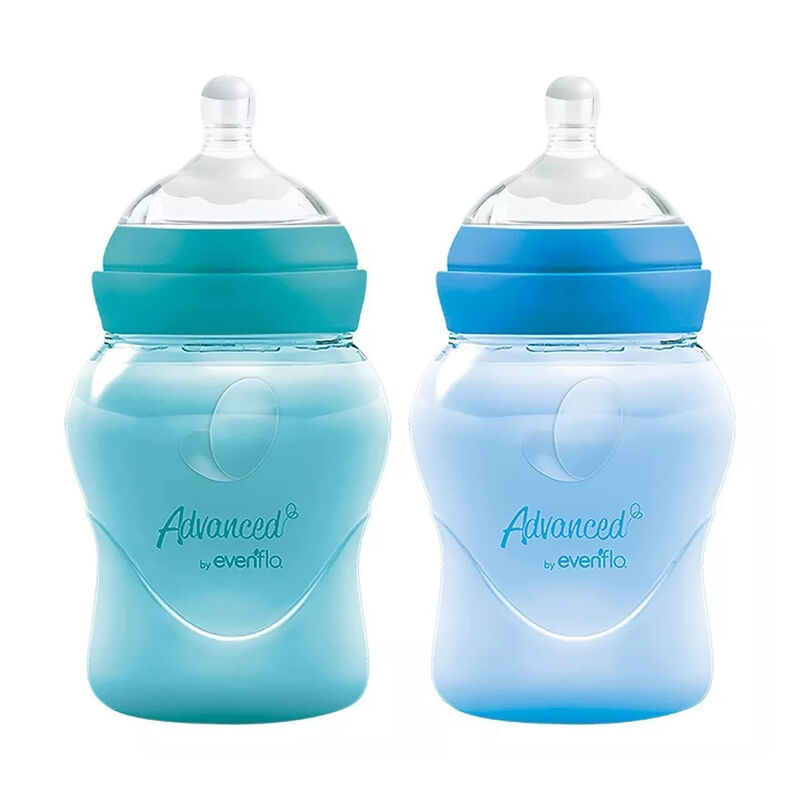 Biber&oacute;n Evenflo Advanced 5oz 2pz Azul Verde image number null