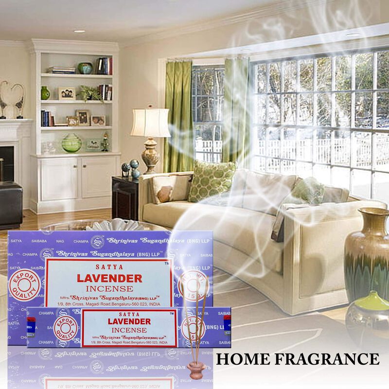Incienso Satya Nag Champa Lavanda 12 Varillas image number null