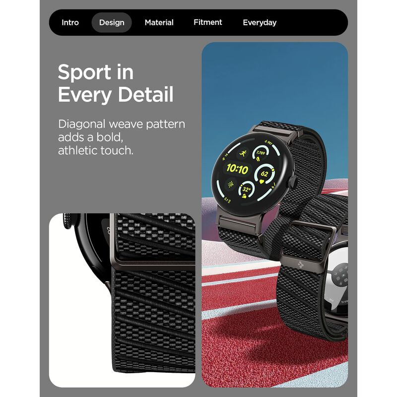 Correa Spigen Lite Fit X 45 mm Para Pixel Watch... image number null