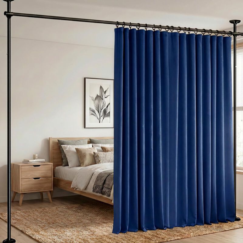Divisor De Ambiente Hoeflife 213 cm X 254 cm Az... image number null