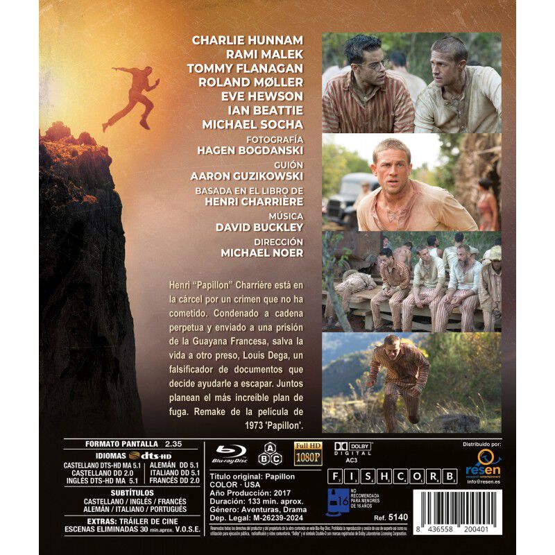 Papillon [blu-ray. ] (2017) image number null