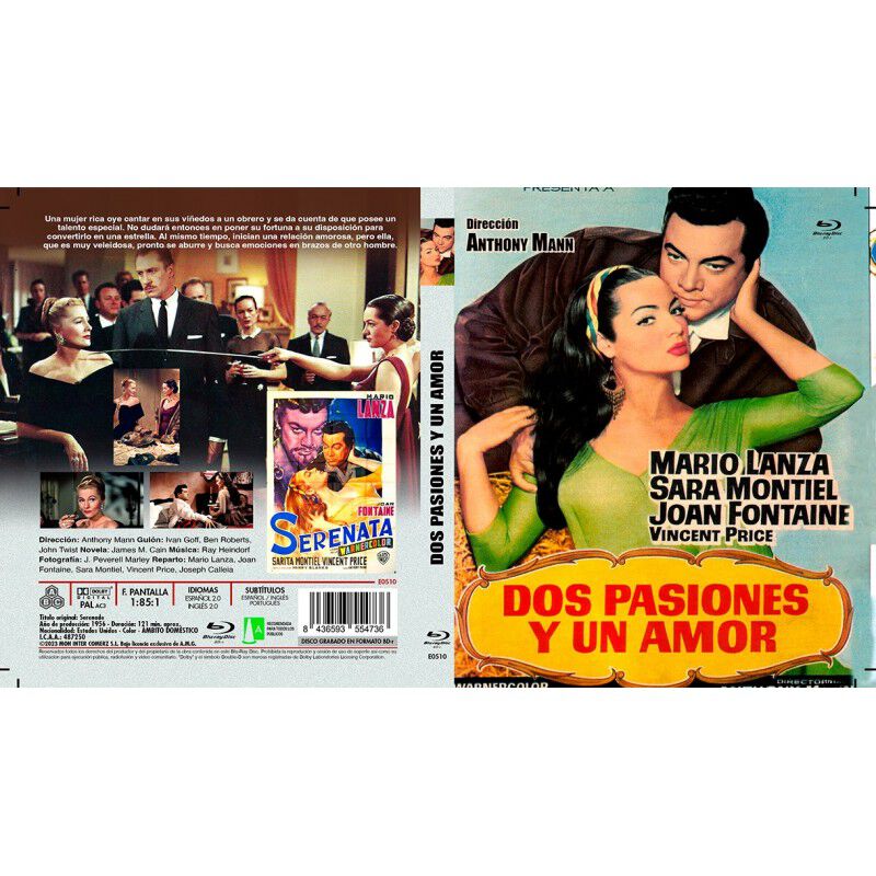 Dos Pasiones Y Un Amor [blu-ray R] (1956) Seren... image number null