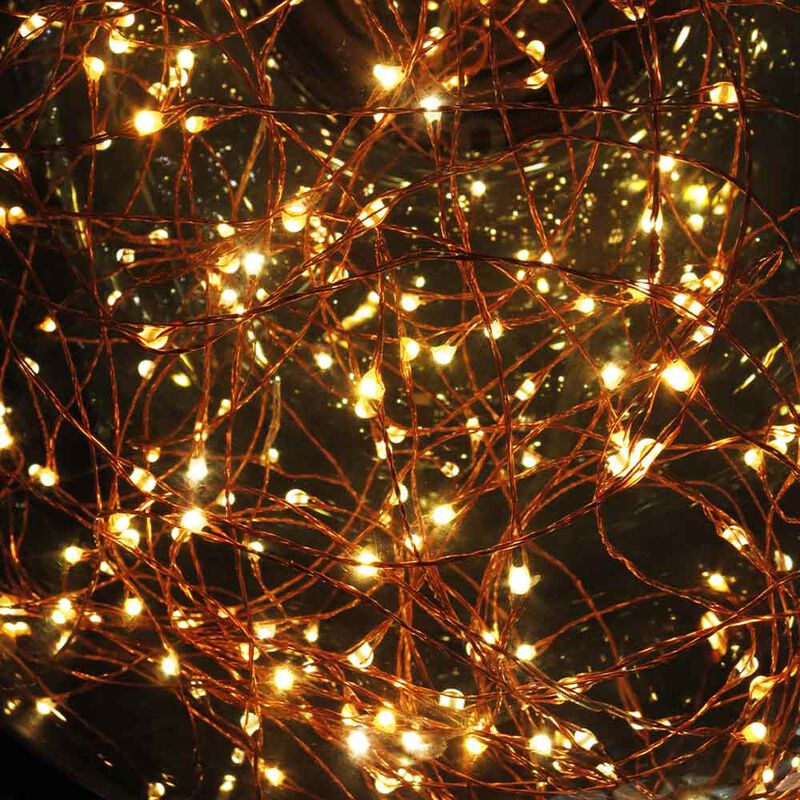 L&aacute;mpara Colgante Prismatic Ambar Mil Luces image number null