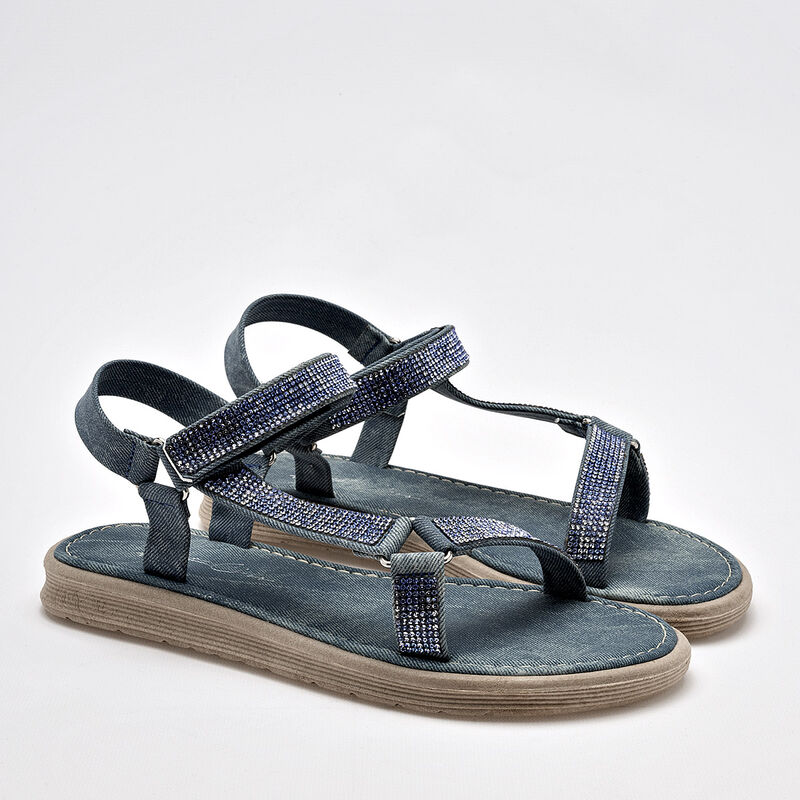 Been Class Sandalia para mujer azul image number null