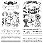 Pegatinas De Tatuaje Temporales Cartachic &ndash; M&aacute;s De 45 Estilos En Set De 4 Hojas
