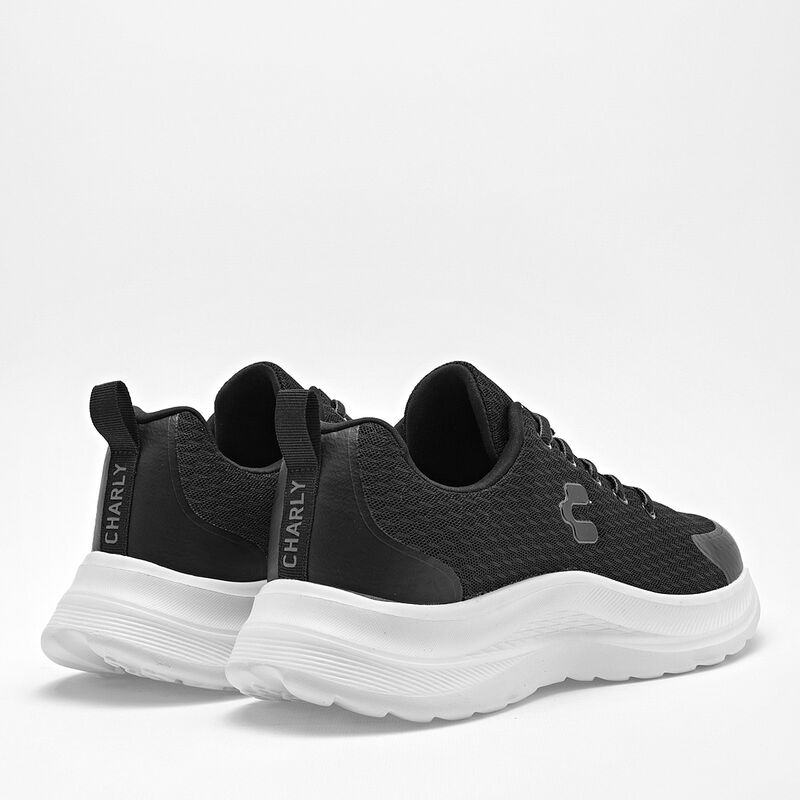 Charly Tenis deportivo para hombre negro, walki... image number null