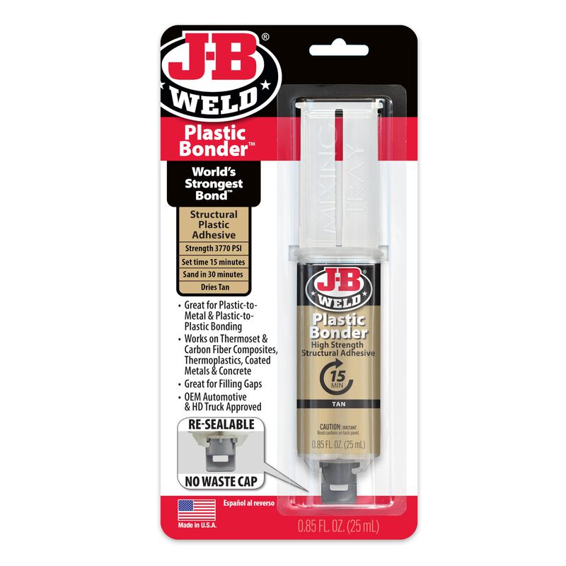 Jeringa Adhesive J-b Weld Plastic Bonder De 25 ... image number null