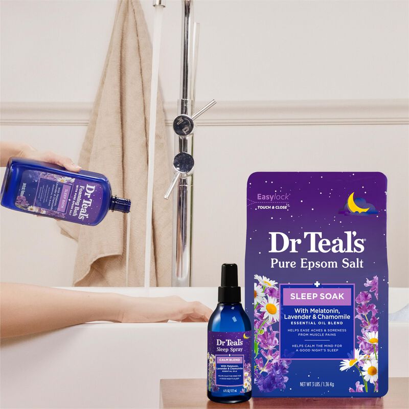 Ba&ntilde;o Espumoso Dr. Teal's Sleep Con Sal De Epsom... image number null