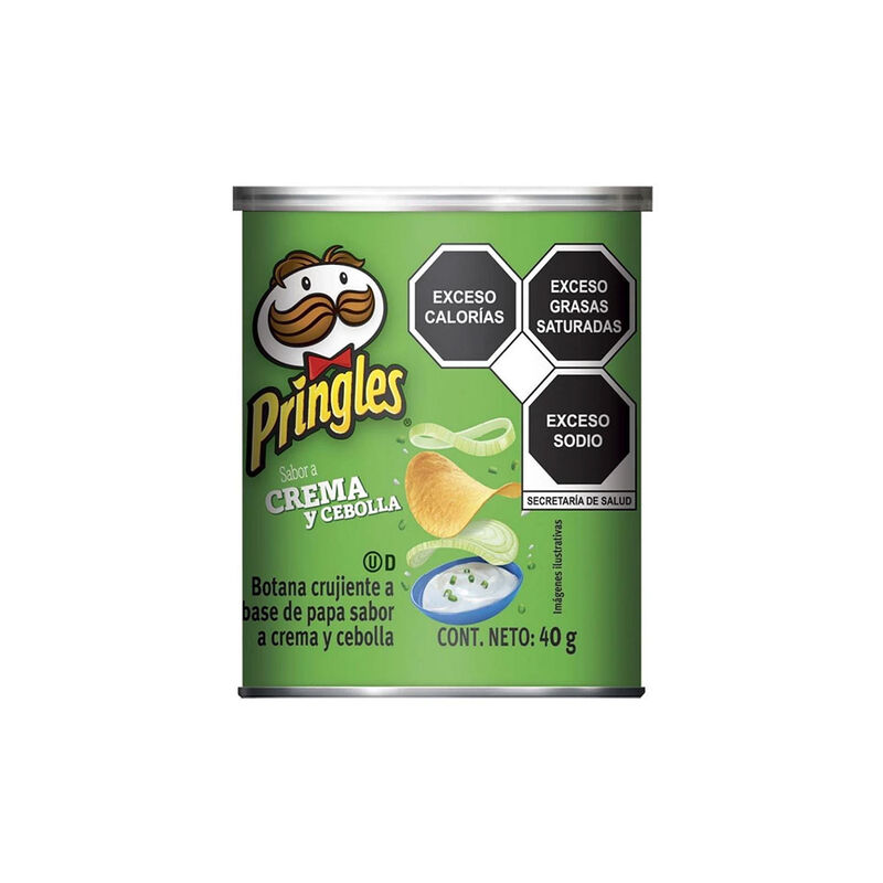 Papas Pringles Crema Y Cebolla 40 Gr image number null