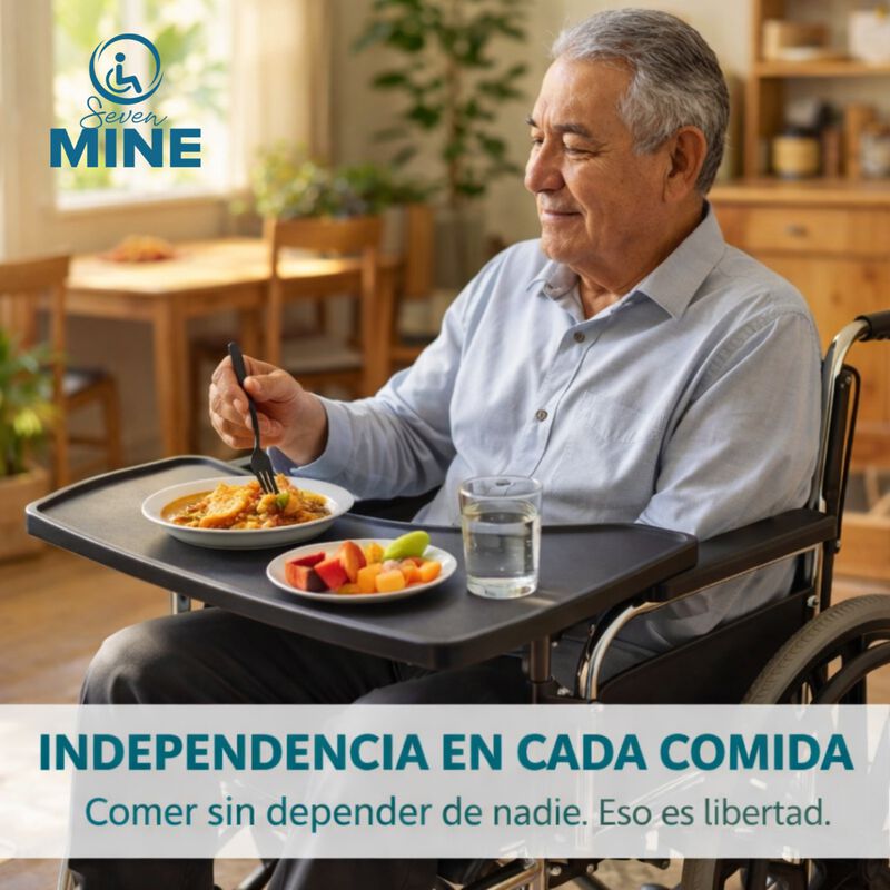 Mesa Para Alimentos Para Silla Ruedas | Bandeja... image number null