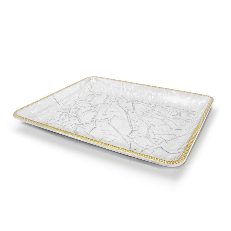 Charola Rectangular Decorativa Transparente Con... image number null