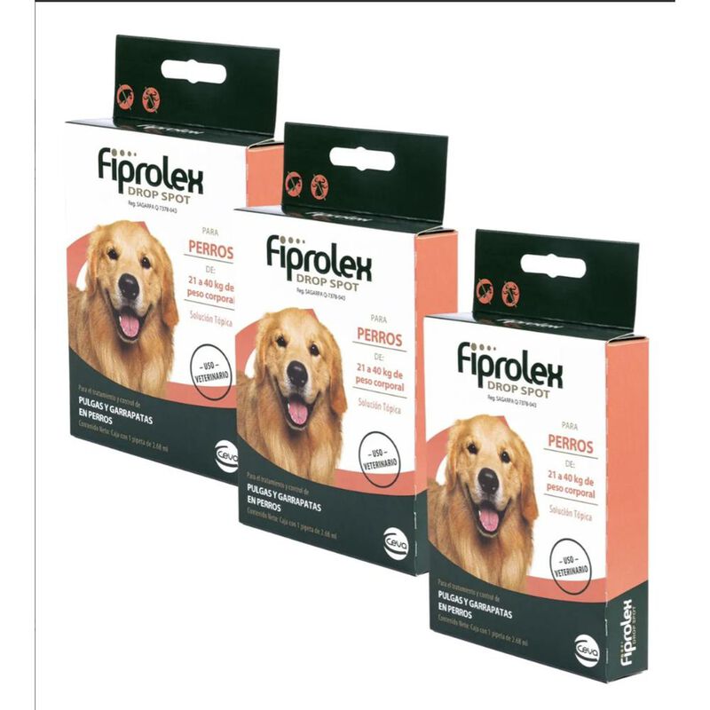 Fiprolex 21-40kg 1x2.68 ml1Pipeta Linea L&iacute;nea d... image number null