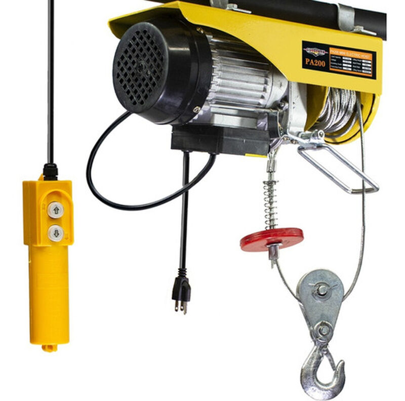 Polipasto El&eacute;ctrico 100 A 200kg Cable 20 M Garr... image number null