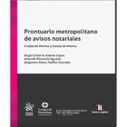 Prontuario Metropolitano De Avisos Notariales.