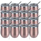 Vaso T&eacute;rmico De Vino Meway 355 ml &ndash; Pack De 16 En Oro Rosado
