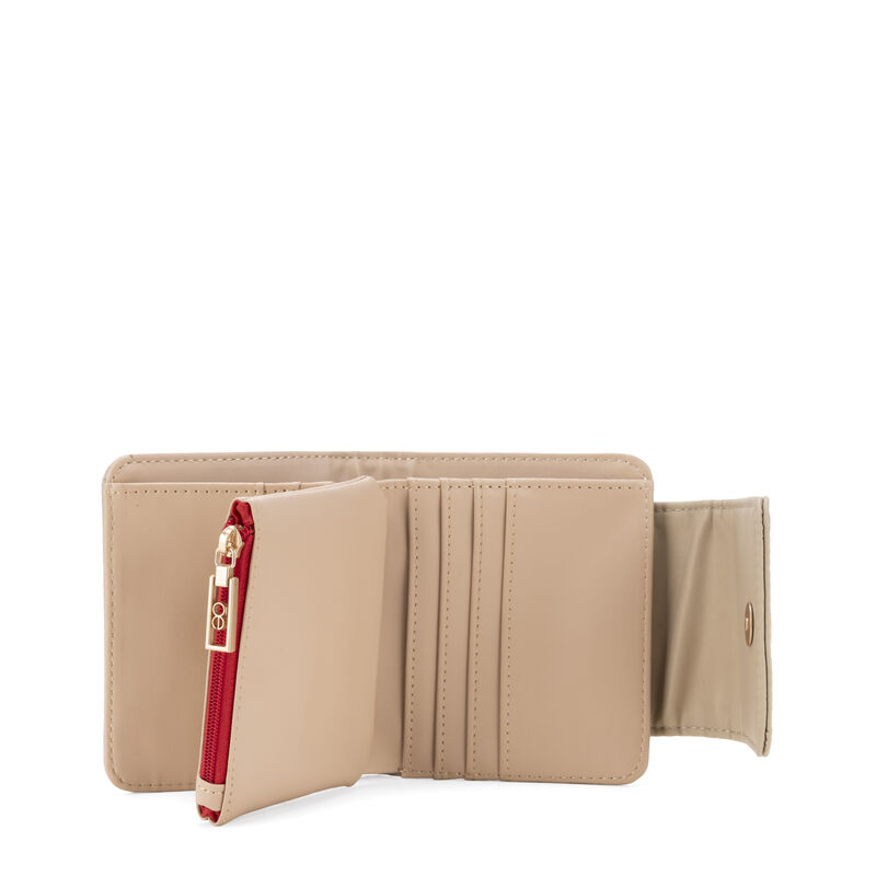 Cartera Flap Chica Color Beige image number null