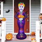 Inflables De Halloween Decoración De La Casa,  en Forma de Catrina 2.10 cm para Patio con Luces LED para Fiestas