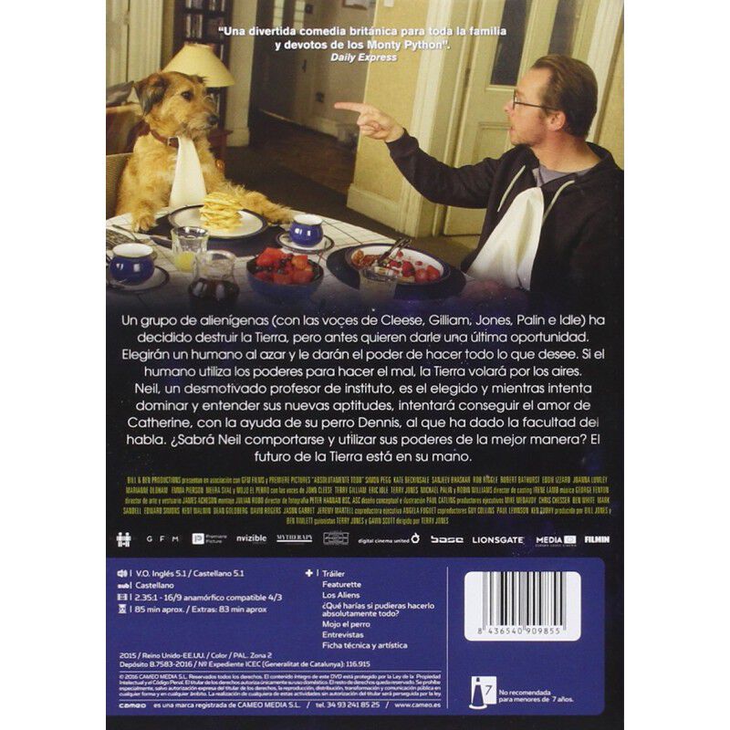 Absolutamente Todo [DVD] (2015) Absolutely Anyt... image number null