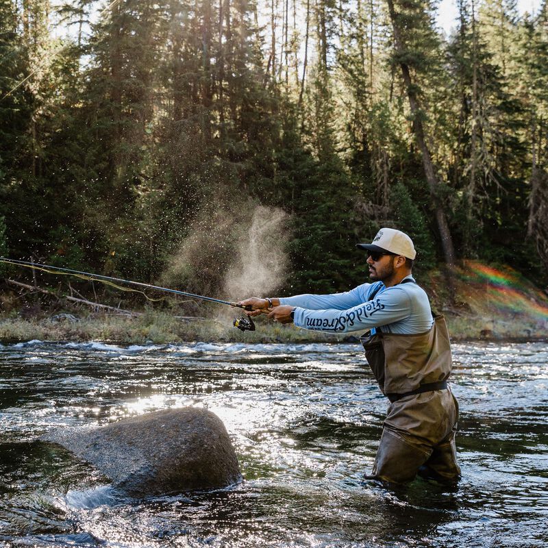 Camiseta Field & Stream Roll Cast XXL Azul Clar... image number null