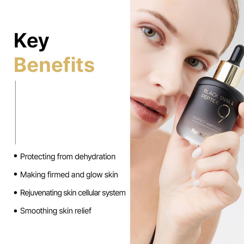 Serum Farmstay Black Snail & Peptide9 35ml image number null