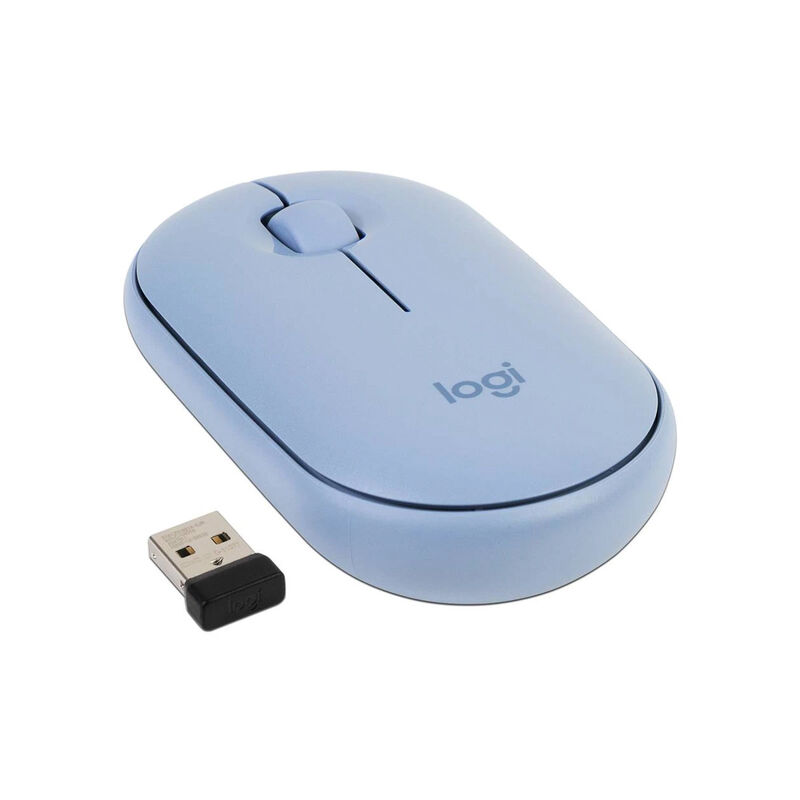 Mouse Logitech M350 Wireless Blue Gray image number null