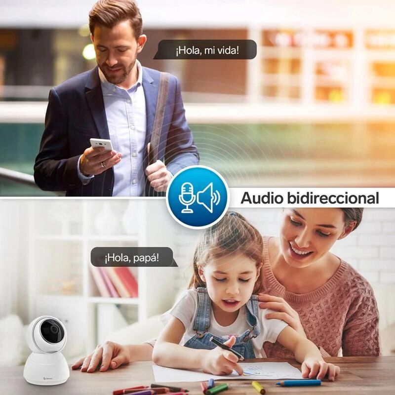 2 C&aacute;maras de seguridad Wi-Fi* / Ethernet 3 MPx ... image number null