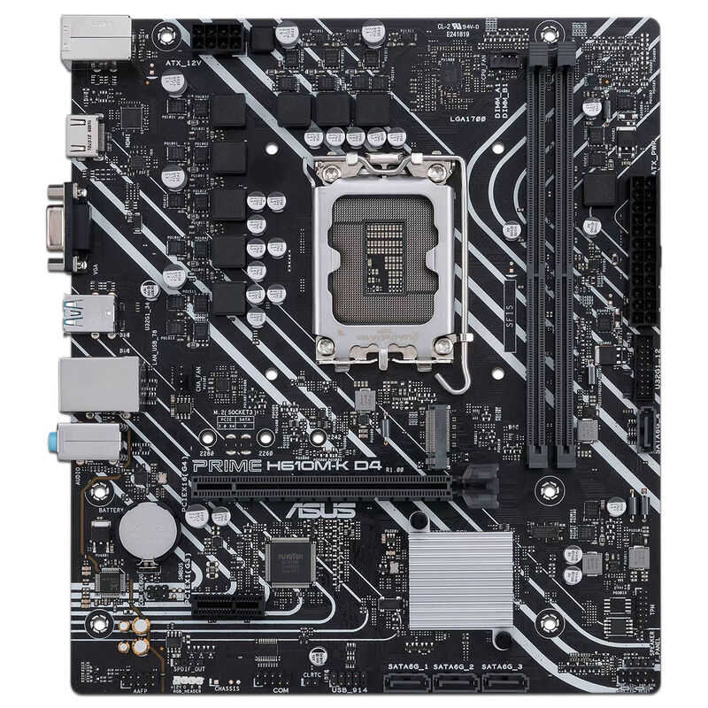 Tarjeta Madre Asus Micro-ATX H610m-k D4 S-1700 ... image number null
