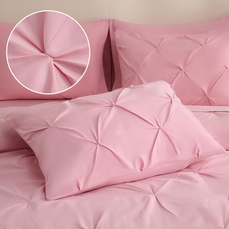 Juego De Edred&oacute;n Downcool Pink Queen Con Cama D... image number null