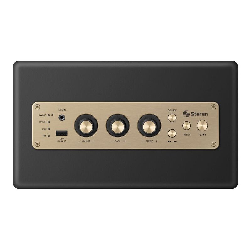 Steren Bocina Bluetooth Tws Party Link Retrotun... image number null