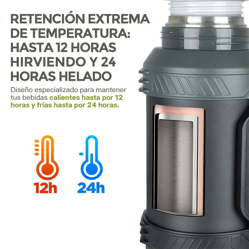 Termo Acero Inoxidable Uso Rudo Extragrande 12 ... image number null