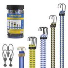 Juego De Cuerdas Bungee Goodyear 20 Pzas Con Estuche