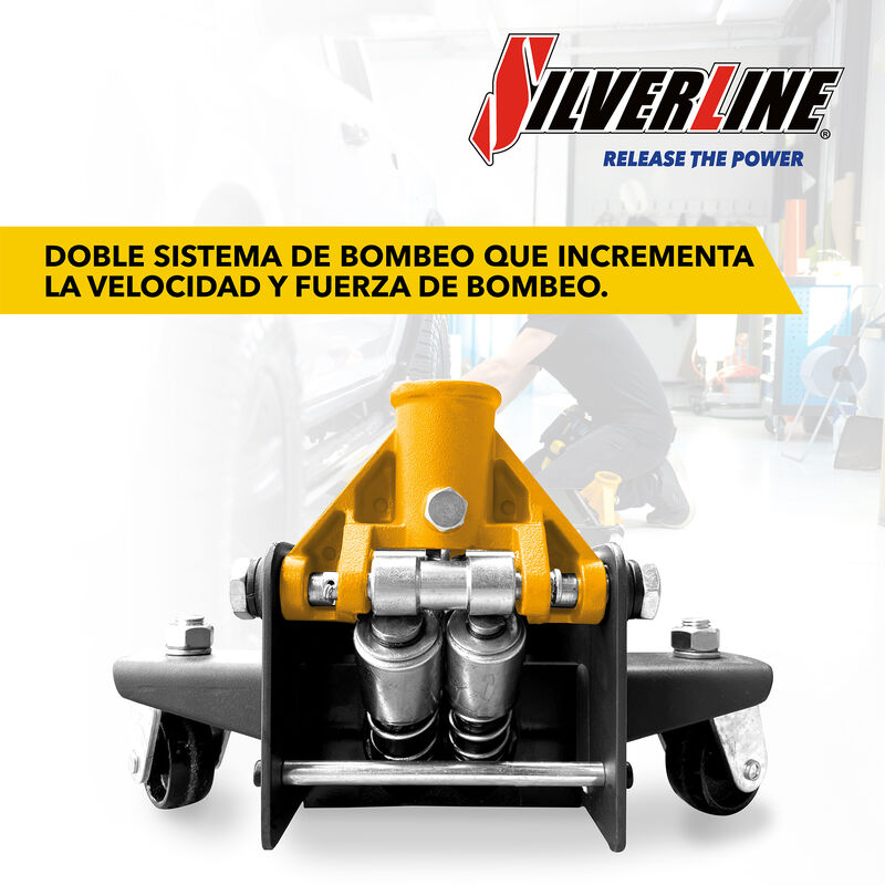 Gato Hidráulico de Patín Silverline 3 Toneladas... image number null