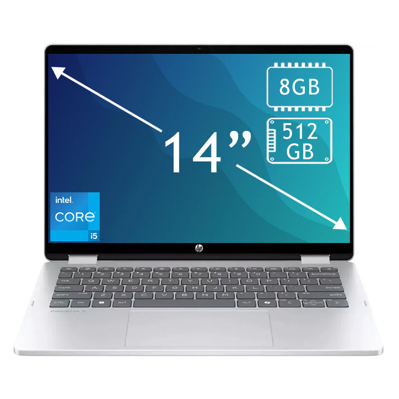 Laptop Hp Omnibook 5 Flip 2 En 1 Core I5 8gb Ra... image number null