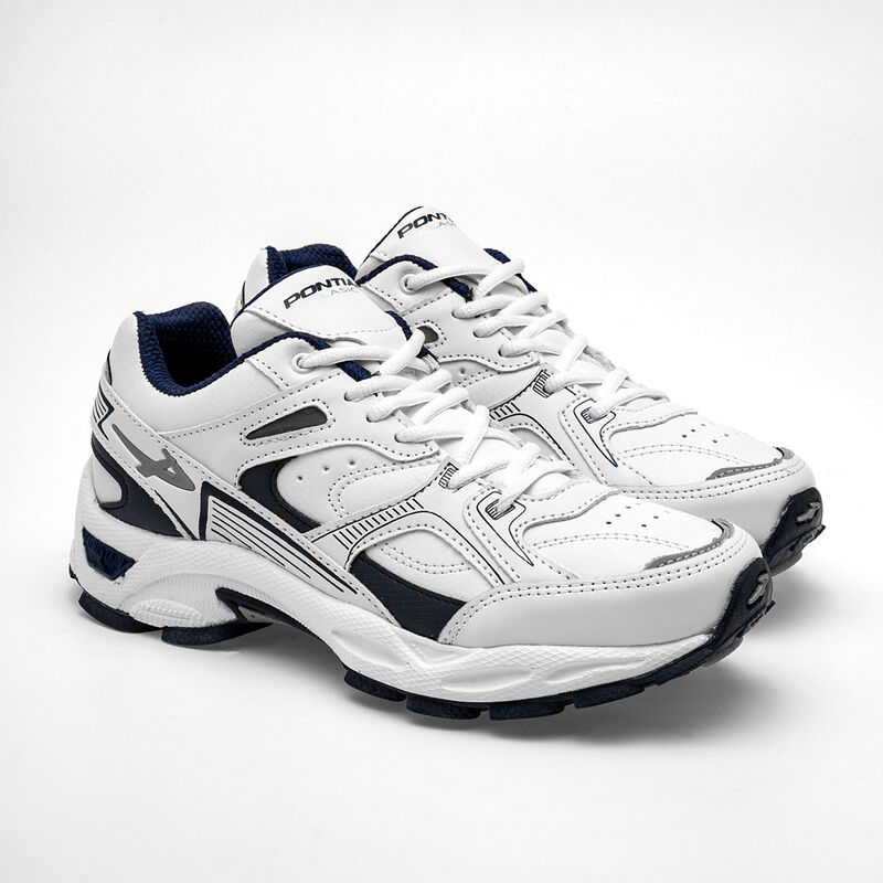 Pontiac Tenis deportivo para joven blanco marin... image number null