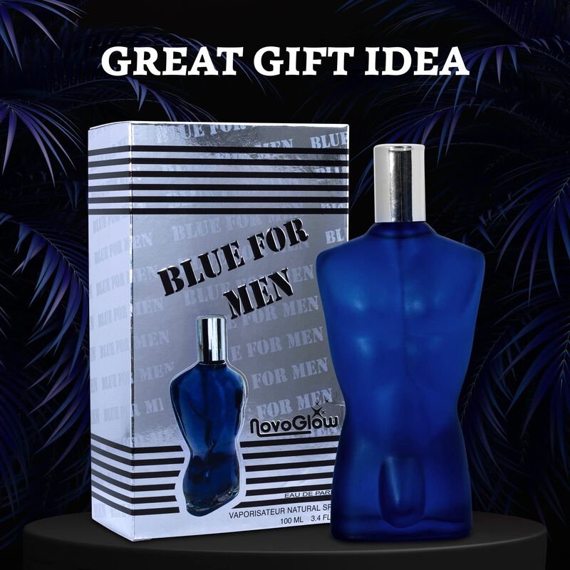 Perfume Novoglow Blue Para Hombre Eau De Parfum... image number null