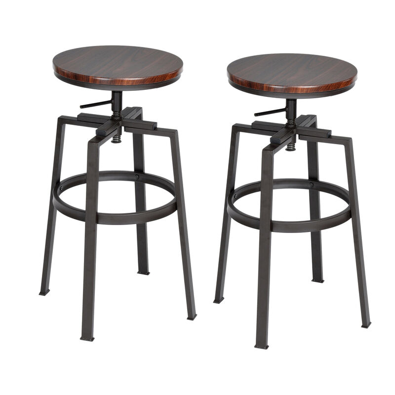 Set de 2 Taburetes de Bar Negro FurnitureR image number null