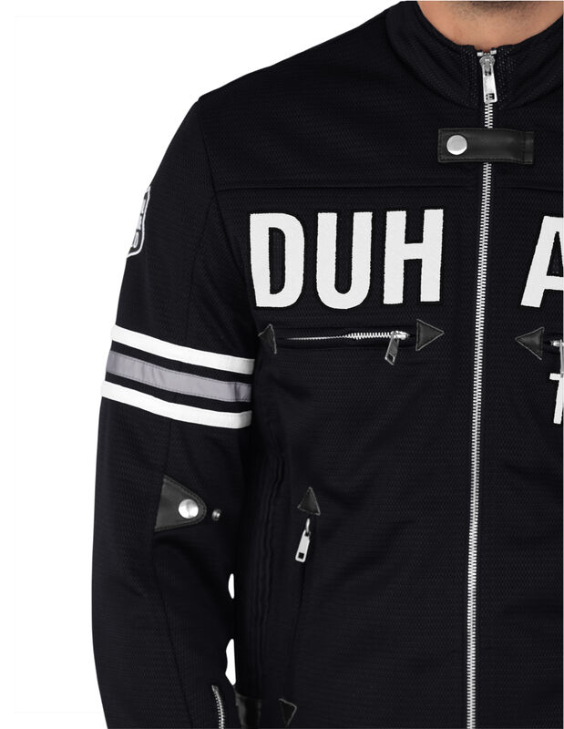 Chamarra Biker Caballero Proteccion Codos Brazo... image number null