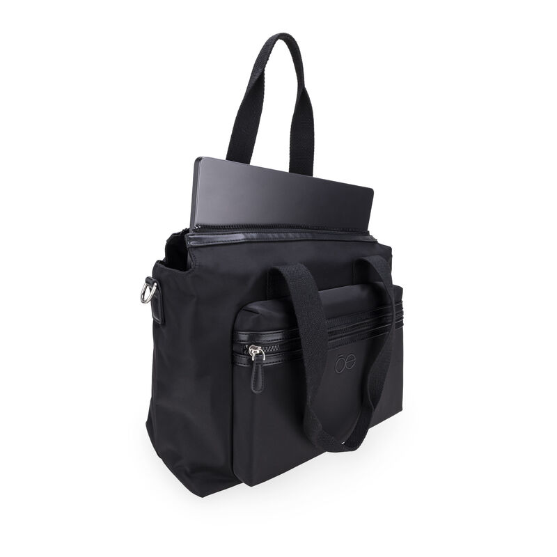Bolsa Porta Laptop 14 Plg Textil Color Negro image number null