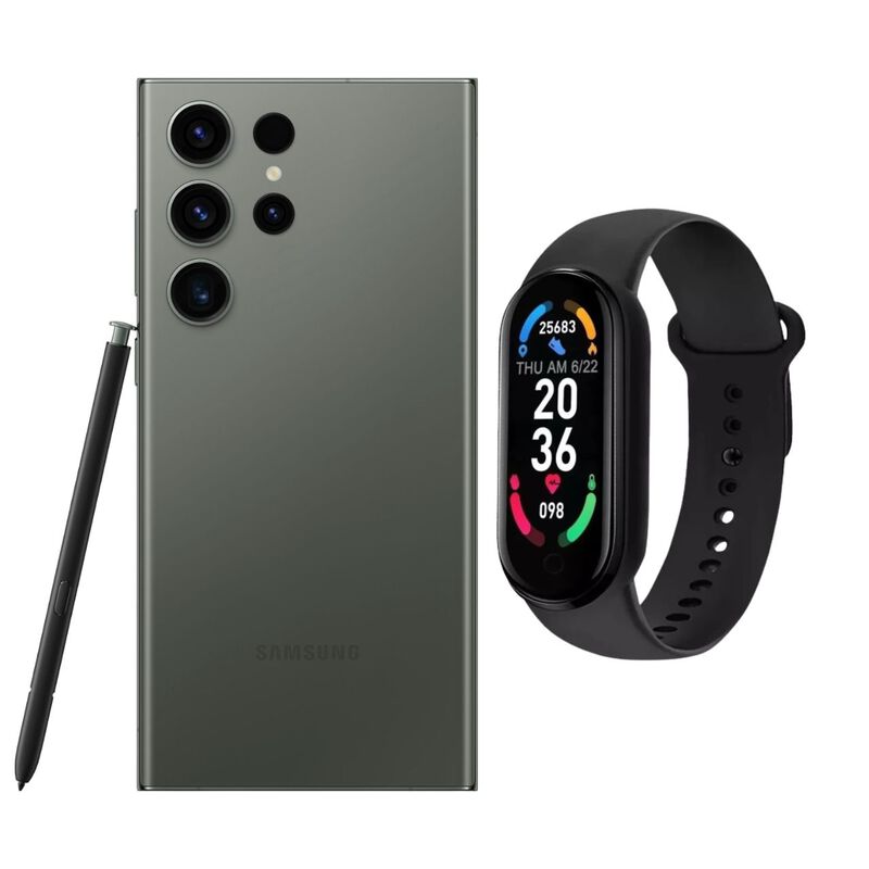 Galaxy S23 Ultra 256GB Verde Reacondicionado + ... image number null