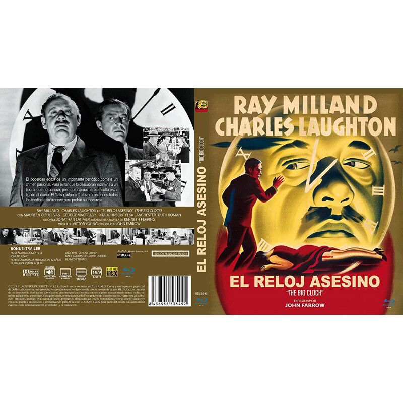 El Reloj Asesino [blu-ray R] (1948) The Big Clo... image number null