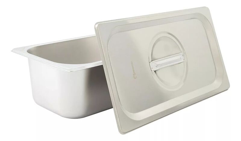 Inserto acero inoxidable 1/3 15cm con tapa Shor... image number null
