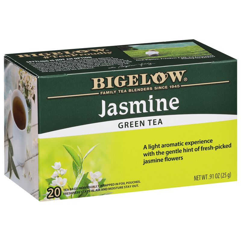Bigelow T&eacute; Verde Con Jazm&iacute;n &ndash; 120 Bolsas (6 Paq... image number null