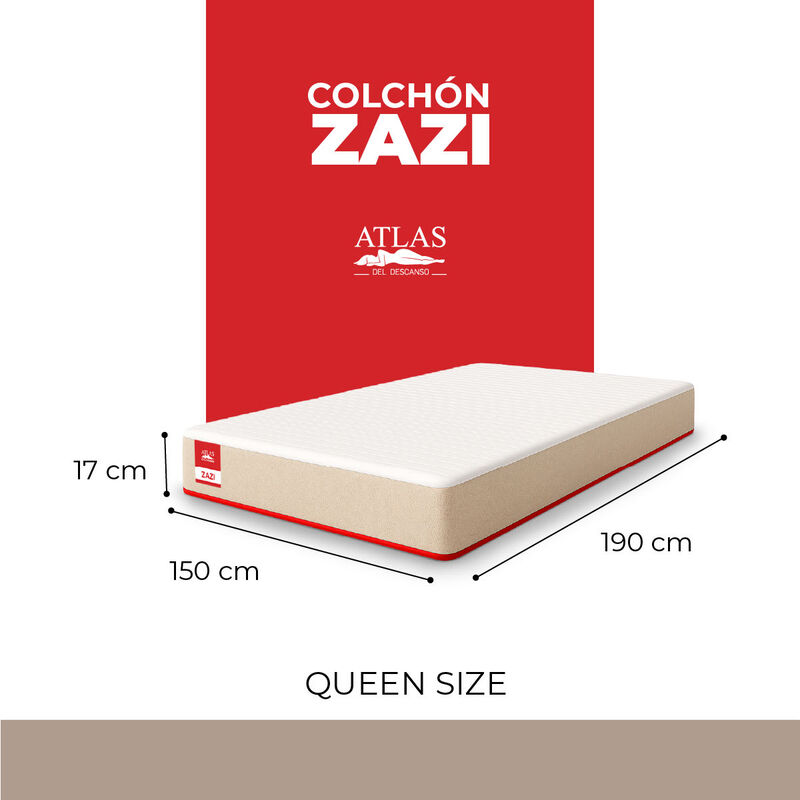 Colchon De Caja Queen Size Atlas Zazi image number null