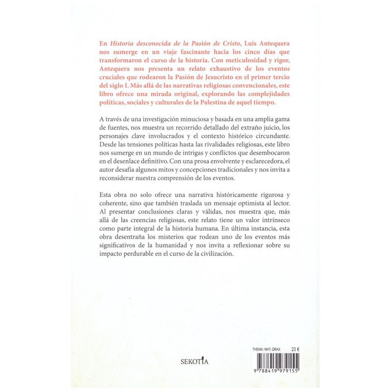 Historia desconocida de la Pasi&oacute;n de Cristo image number null